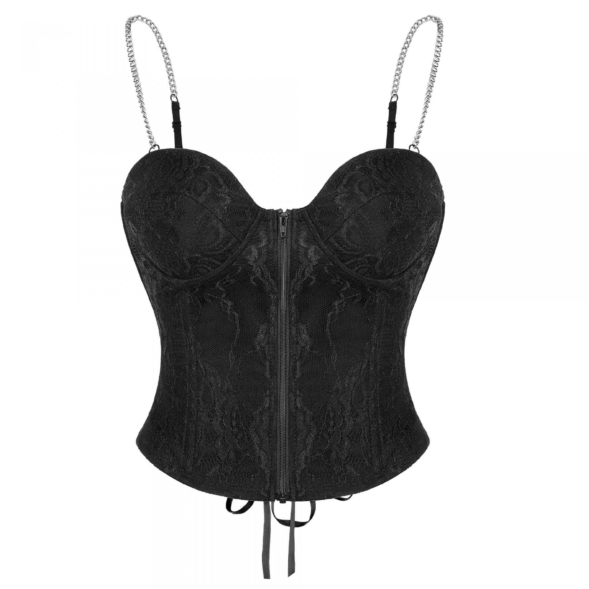 Wholesale Lace Corset Top Black Bustier Corset  For Women MHW100763B