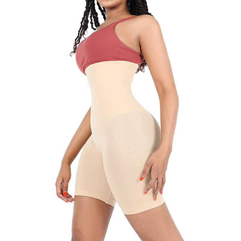 Seamless High Waisted Shortie Tummy Control Shapewear Shorts MHW100270