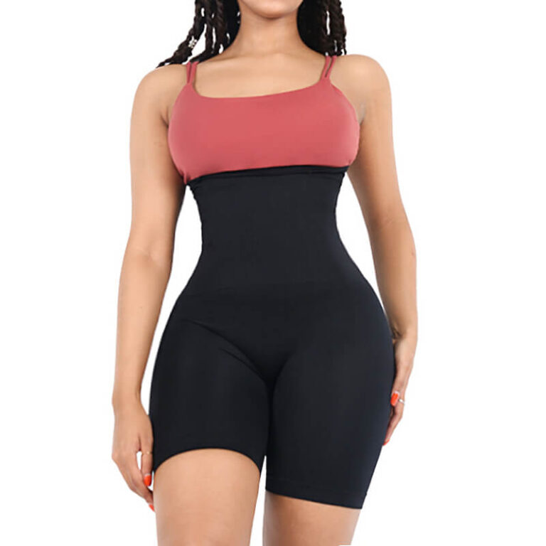 Seamless High Waisted Shortie Tummy Control Shapewear Shorts MHW100270