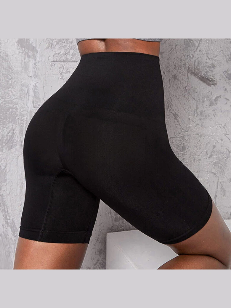 high waisted tummy control shorts - alternate view