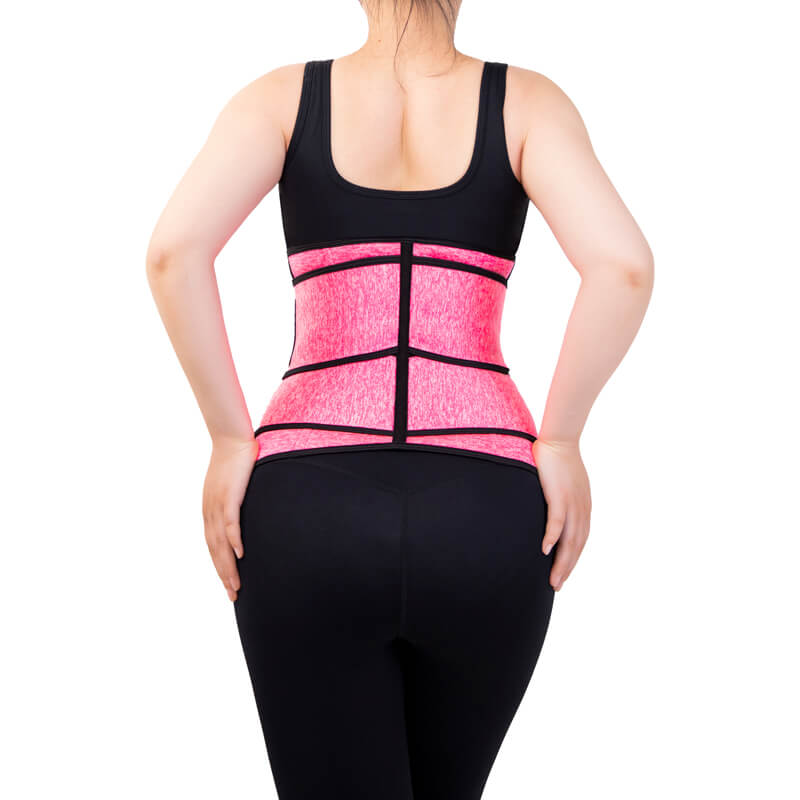 Double Belts Neoprene Waist Trainer With Phone Pocket  - MH1755SP