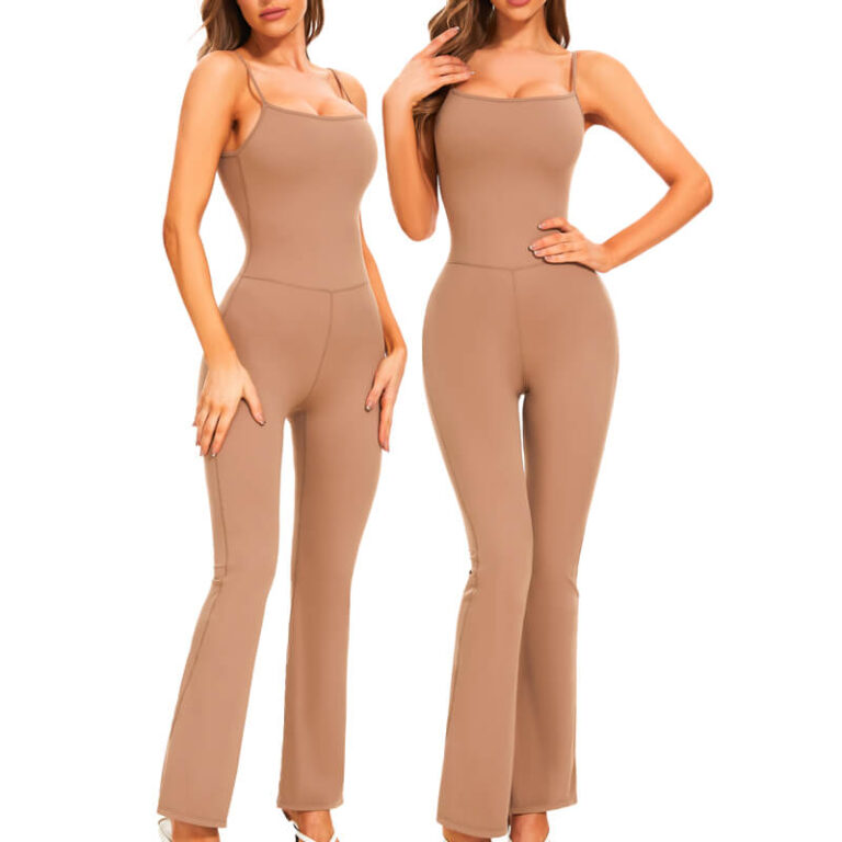Wholesale Divinity Kick Flare Jumpsuit, Built-In-Bra, MH133806K