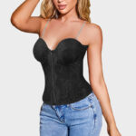 Wholesale Lace Corset Top Black Bustier Corset  For Women MHW100763B