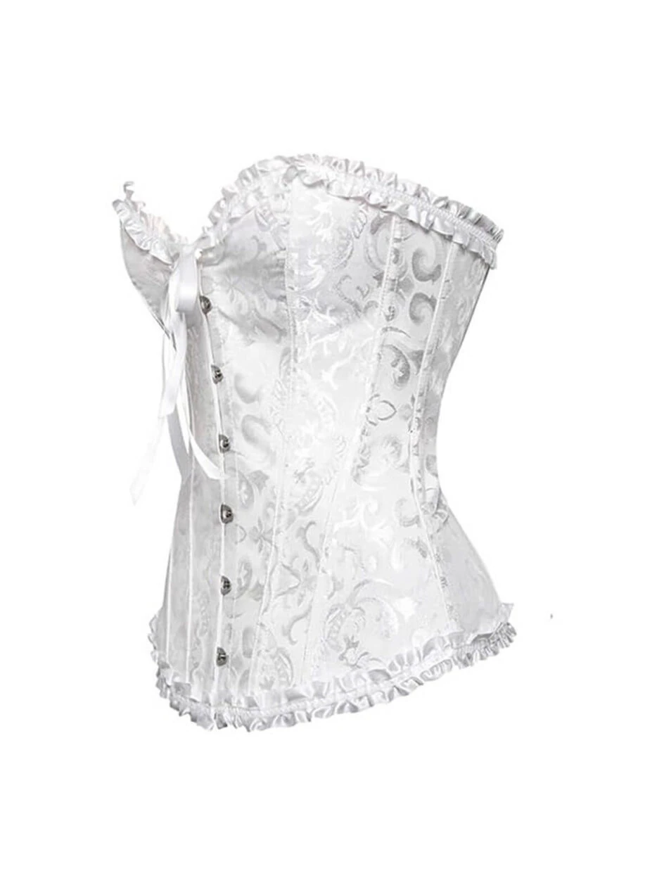 Front Lace Up Overbust Corset