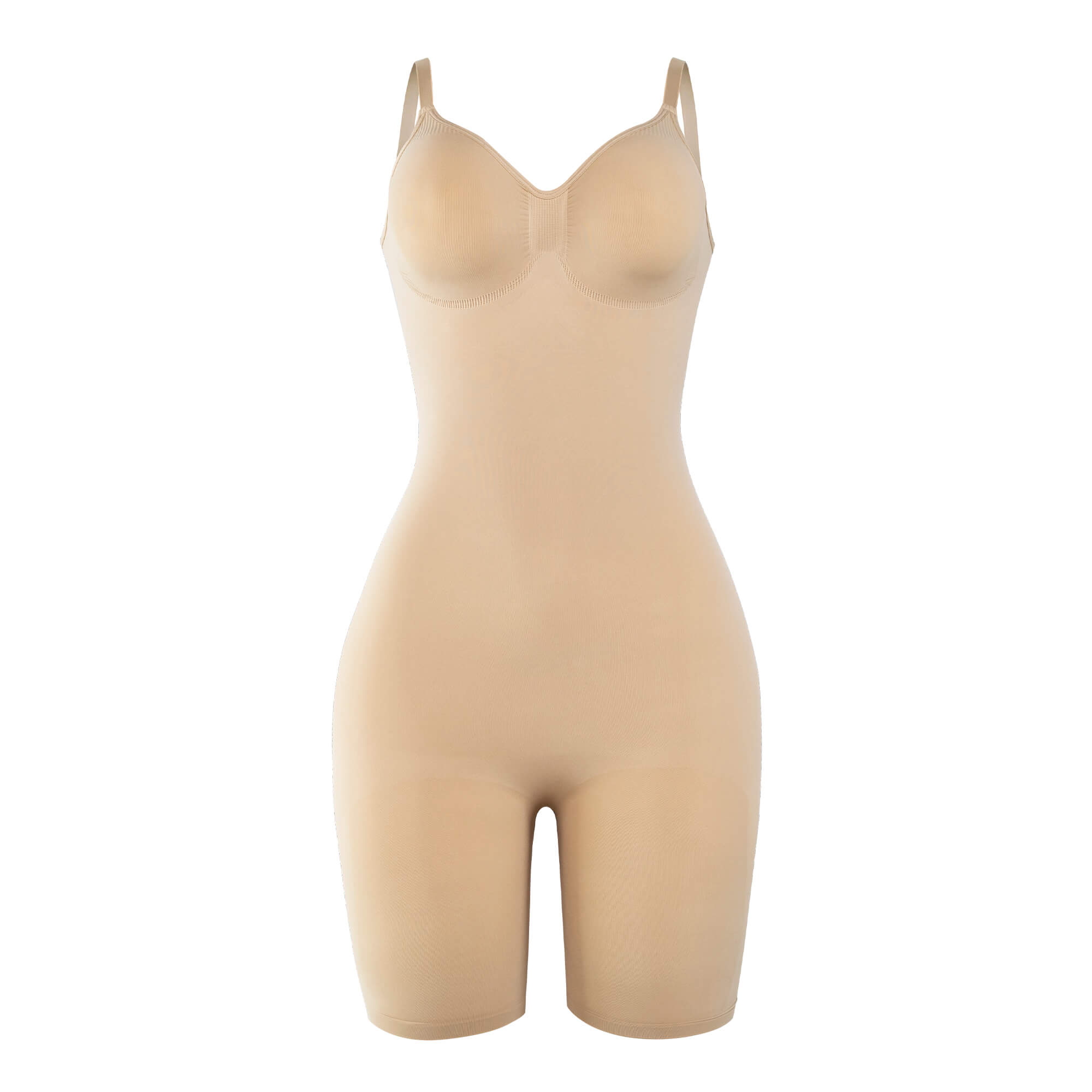 Seamless Shaping Mid-Thigh Bodysuit Shapewear Nanbin Wholesale - MT000292K