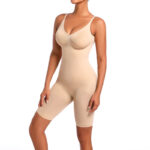 Invisible Shaping Mid-Thigh Bodysuit Shapewear Nanbin Wholesale – MT000292S