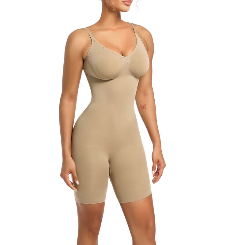 Seamless Shaping Mid-Thigh Bodysuit Shapewear Nanbin Wholesale - MT000292K