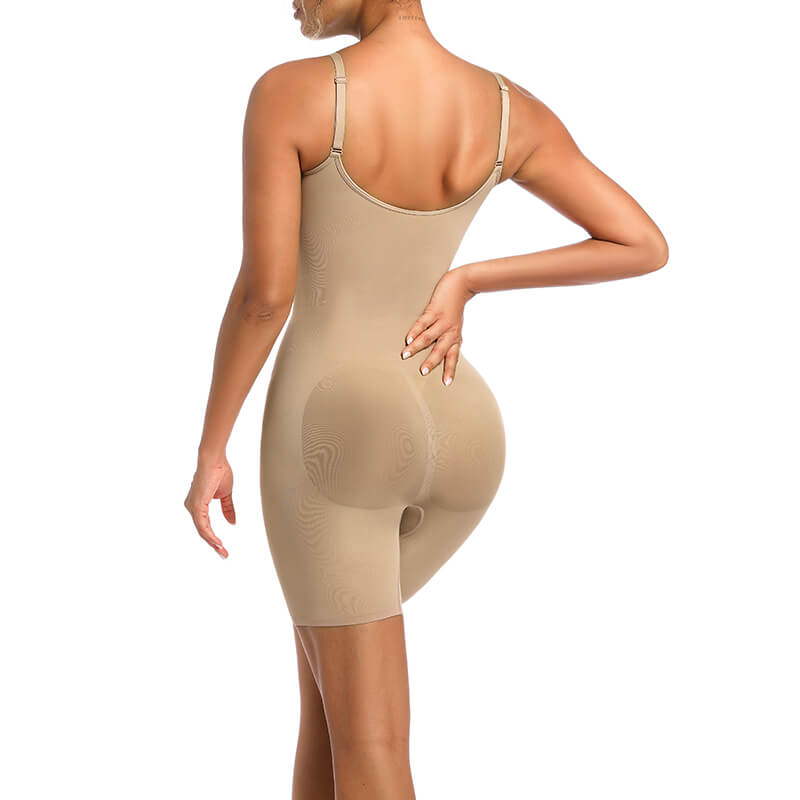Seamless Shaping Mid-Thigh Bodysuit Shapewear Nanbin Wholesale - MT000292K