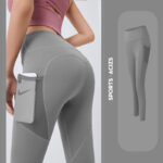 Wholesale Running Leggings With Phone Pocket MHW133579