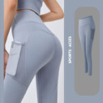 Wholesale Running Leggings With Phone Pocket MHW133579