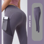 Wholesale Running Leggings With Phone Pocket MHW133579