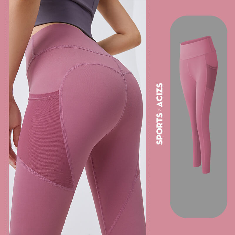 Wholesale Running Leggings With Phone Pocket MHW133579