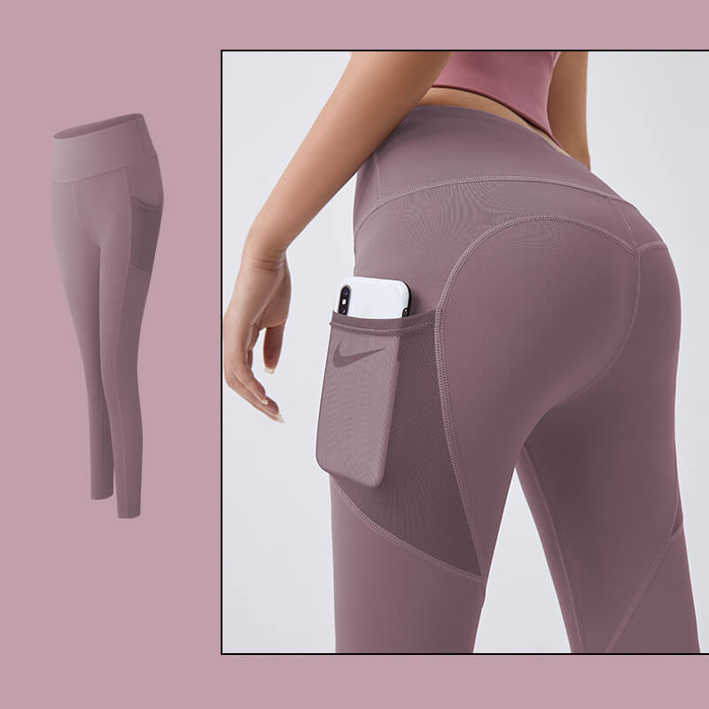 Wholesale Running Leggings With Phone Pocket MHW133579