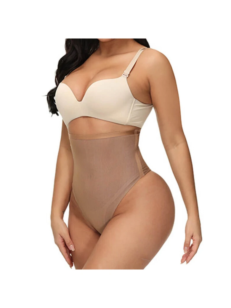 tummy control thong underwear - alternate view