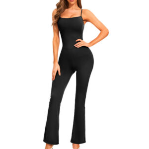 Wholesale Divinity Kick Flare Jumpsuit, Built-In-Bra, MH133806K