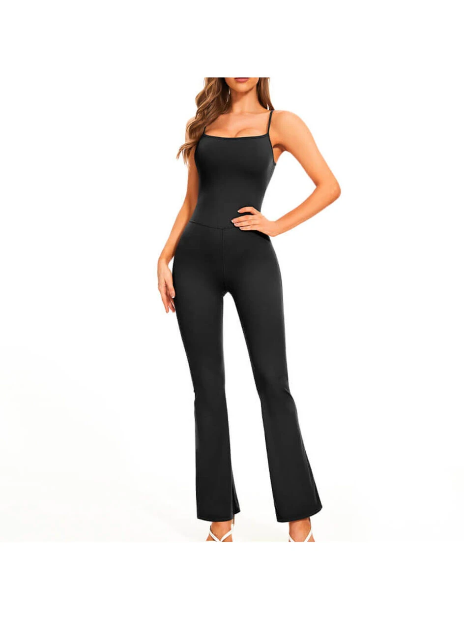Divinity Kick Flare Jumpsuit, Built-In-Bra, MH133806K – Gallery