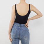 Sleeveless Tank Square Neck Bodysuit MT000305