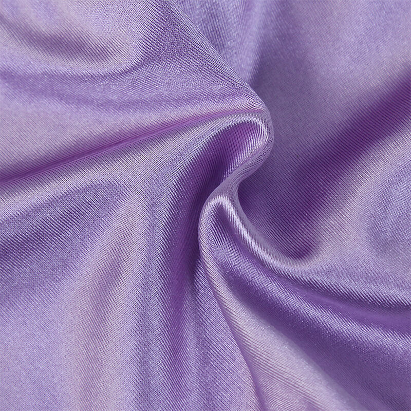 Custom Purple Satin Spaghetti Straps Camisole Corset Top HG523006