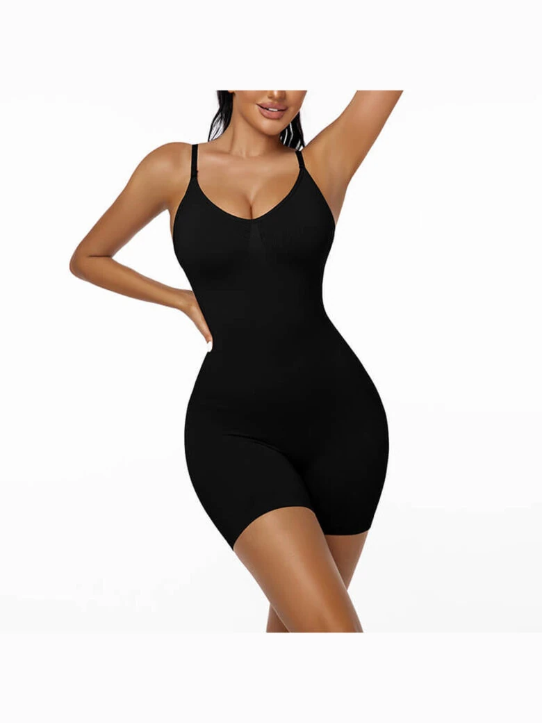 Zero-Feel Mid-Thigh Slimming Bodysuit - alternate view