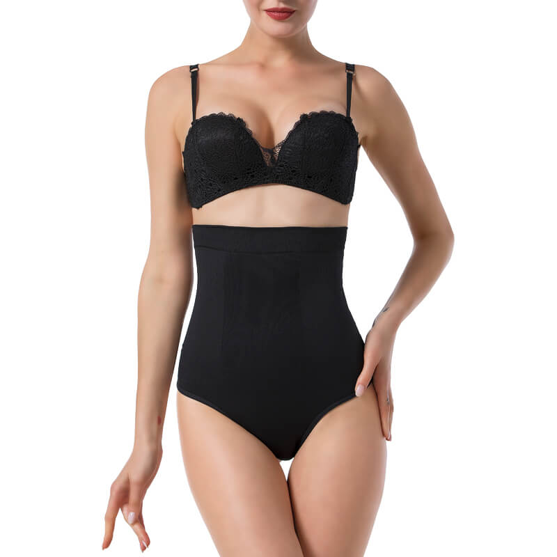 Wholesale Soft Seamless High-Waist Shaping Thong - MHW100269