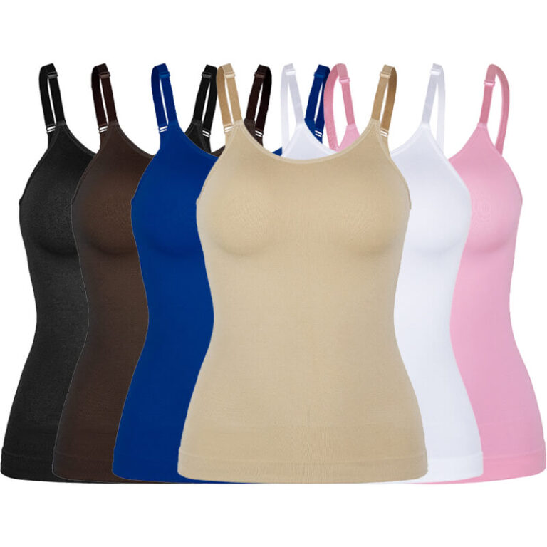 Factory Wholesale Scoop Neck Cami Adjustable Strap Camisole – MT000189