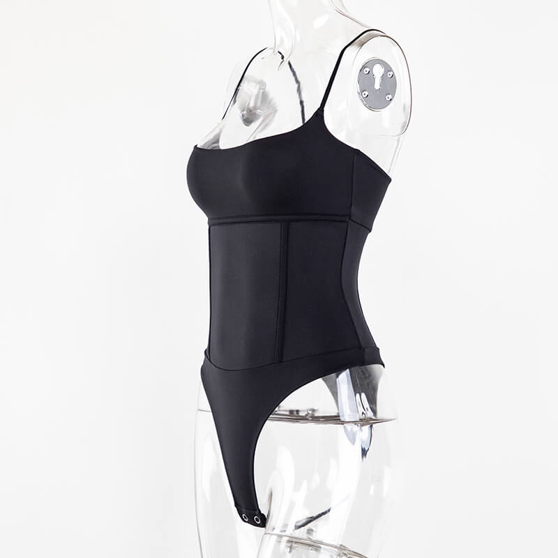 Wholesale Corset Bodysuit Thong Butt Cami Body Shaper MT000372B