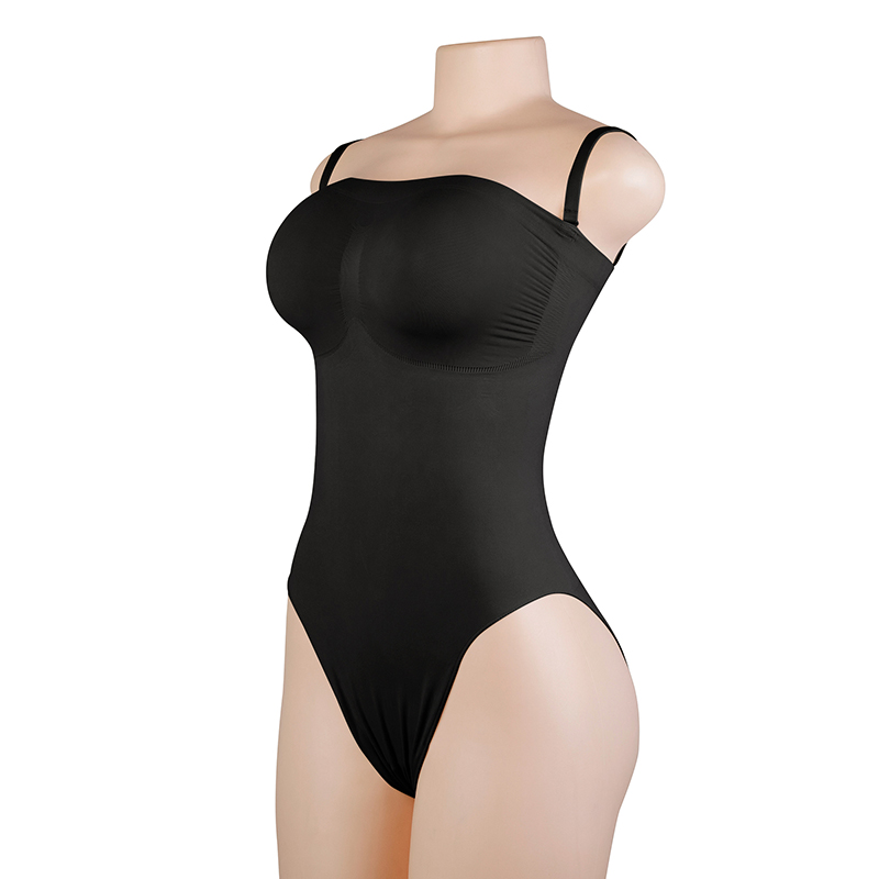 Wholesale Plus Size Bandeau Shapewear Tupe Top Bodysuit MT000453 - alternate view