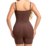 Wholesale Seamless Strapless Shapewear Plus Size Black Shortie Bodysuit MT000454