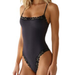 Wholesale Fits Everybody Lace Cami Bodysuit Thong Body Shaper MT000683