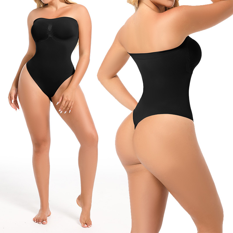 Wholesale Zero-Feel Lift Strapless Waist Cincher Corset MT000528 - alternate view