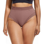 Wholesale Seamless shaper Lace High Waist Tummy Control Knickers MT000393