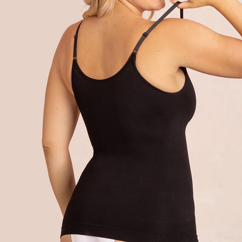 Wholesale Seamless Spaghetti Straps Tummy Control Shapewear Tank Top MT000415 - alternate view