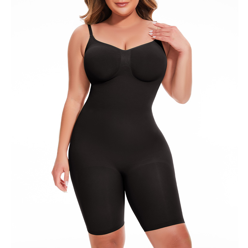 NANBIN Wholesale Seamless Mid-Thigh Bodysuit MT000459 - alternate view