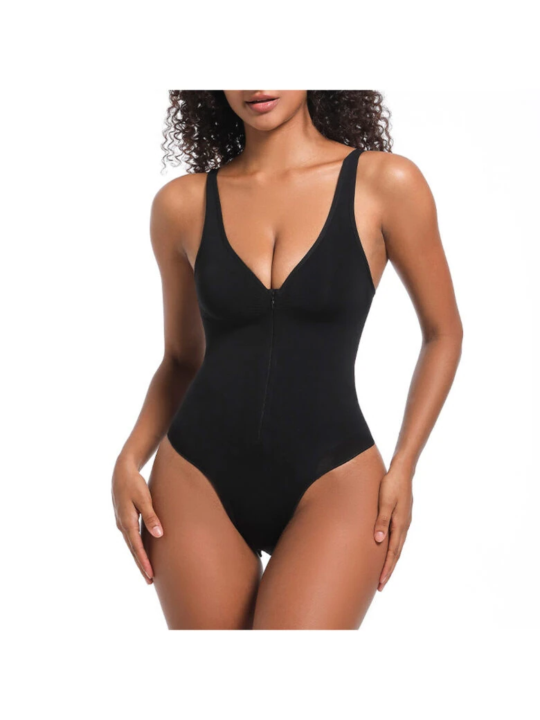 Body sculptant à haute compression avec fermeture à glissière - autre vue