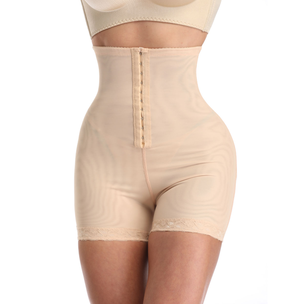 Wholesale High Waist Plus Size Lace Best Butt Lifting Underwear MH1945 - alternate view