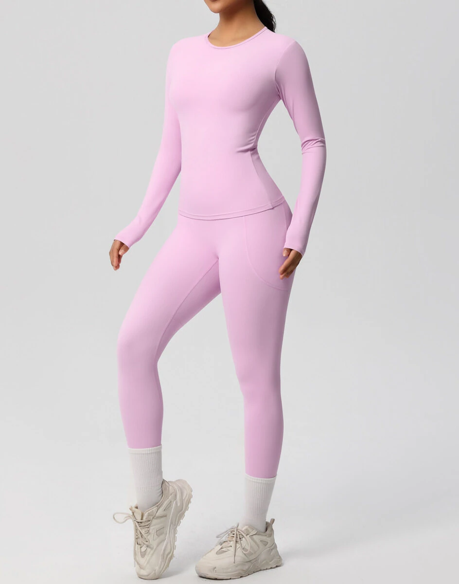 Nanbin pink tracksuit for women MH134017