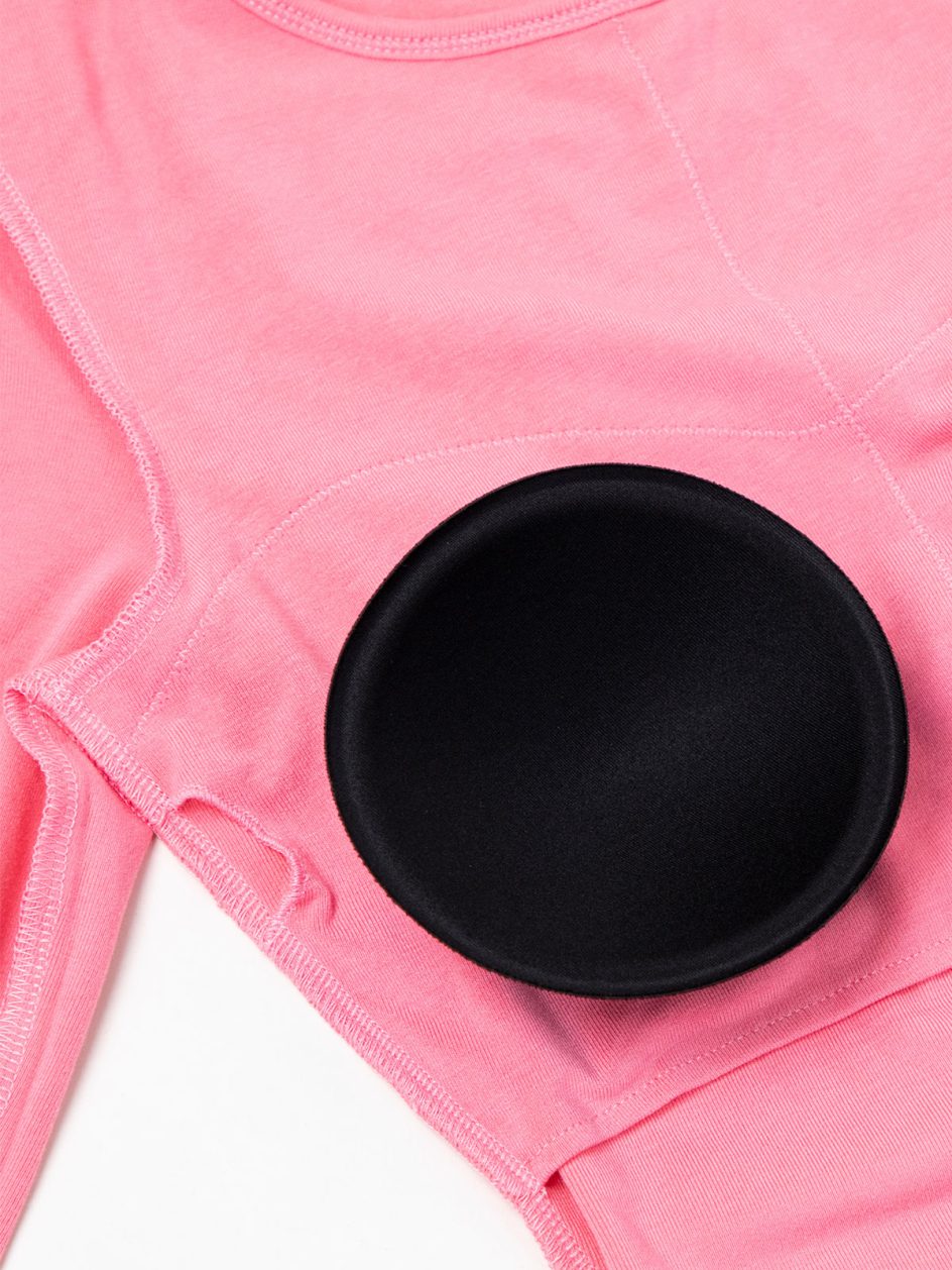 Vestido modelador com gola redonda