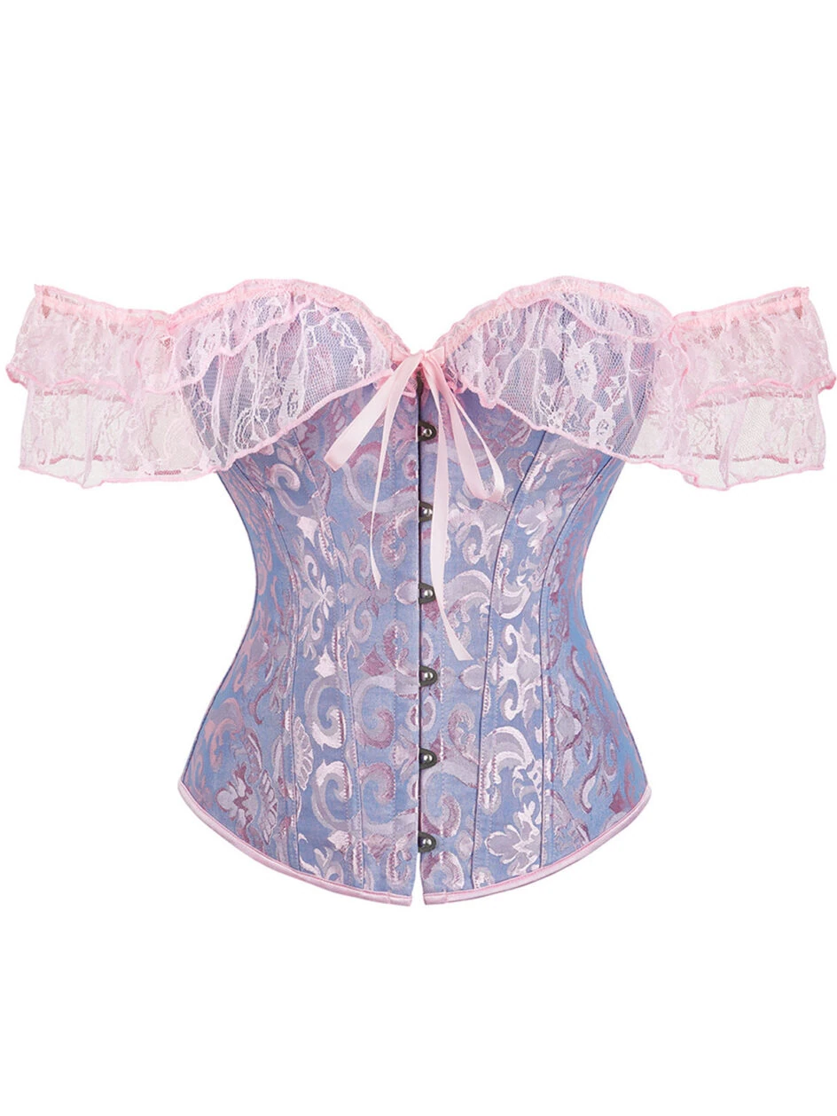 Lace Up Overbust Corset