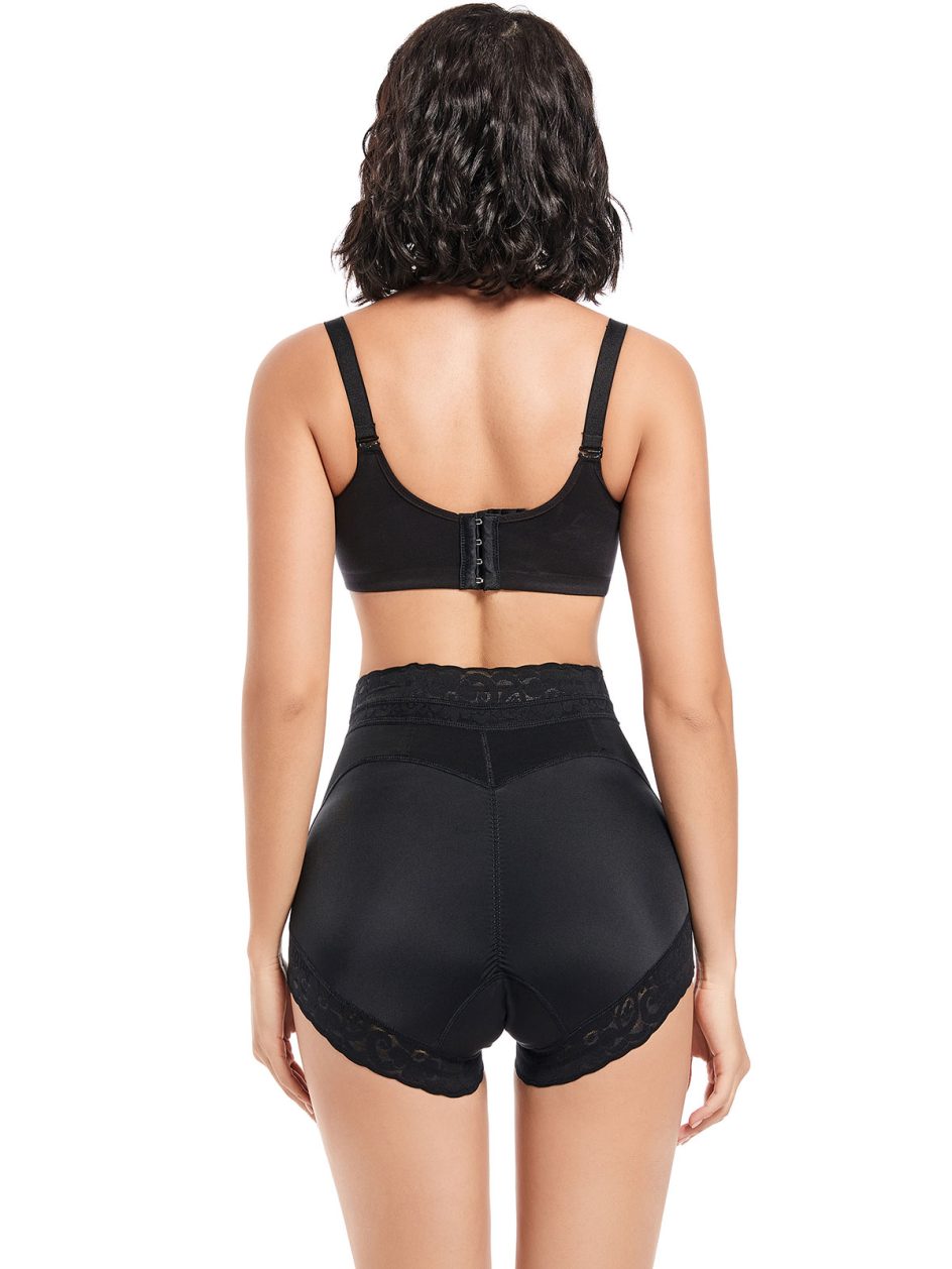 Slips mit hoher Taille und Spitze