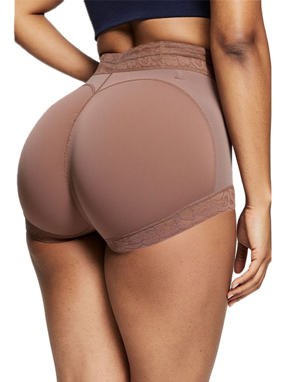 Slips mit hoher Taille und Spitze