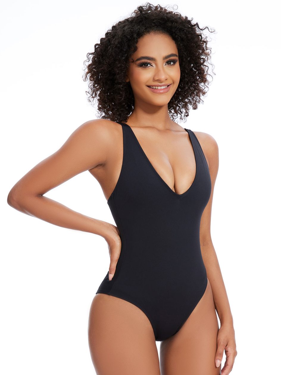Lace-Up Back Bodysuit