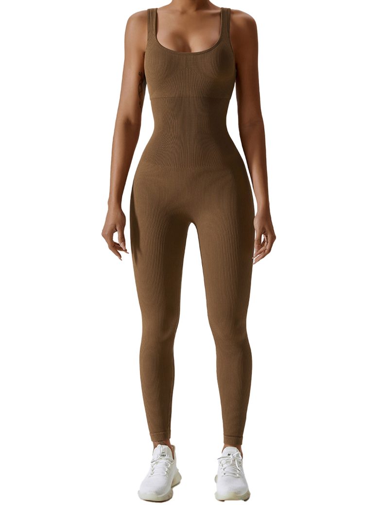 Nanbin Wholesale Black Unitard Jumpsuit Seamless Activewear Romper – MH133767