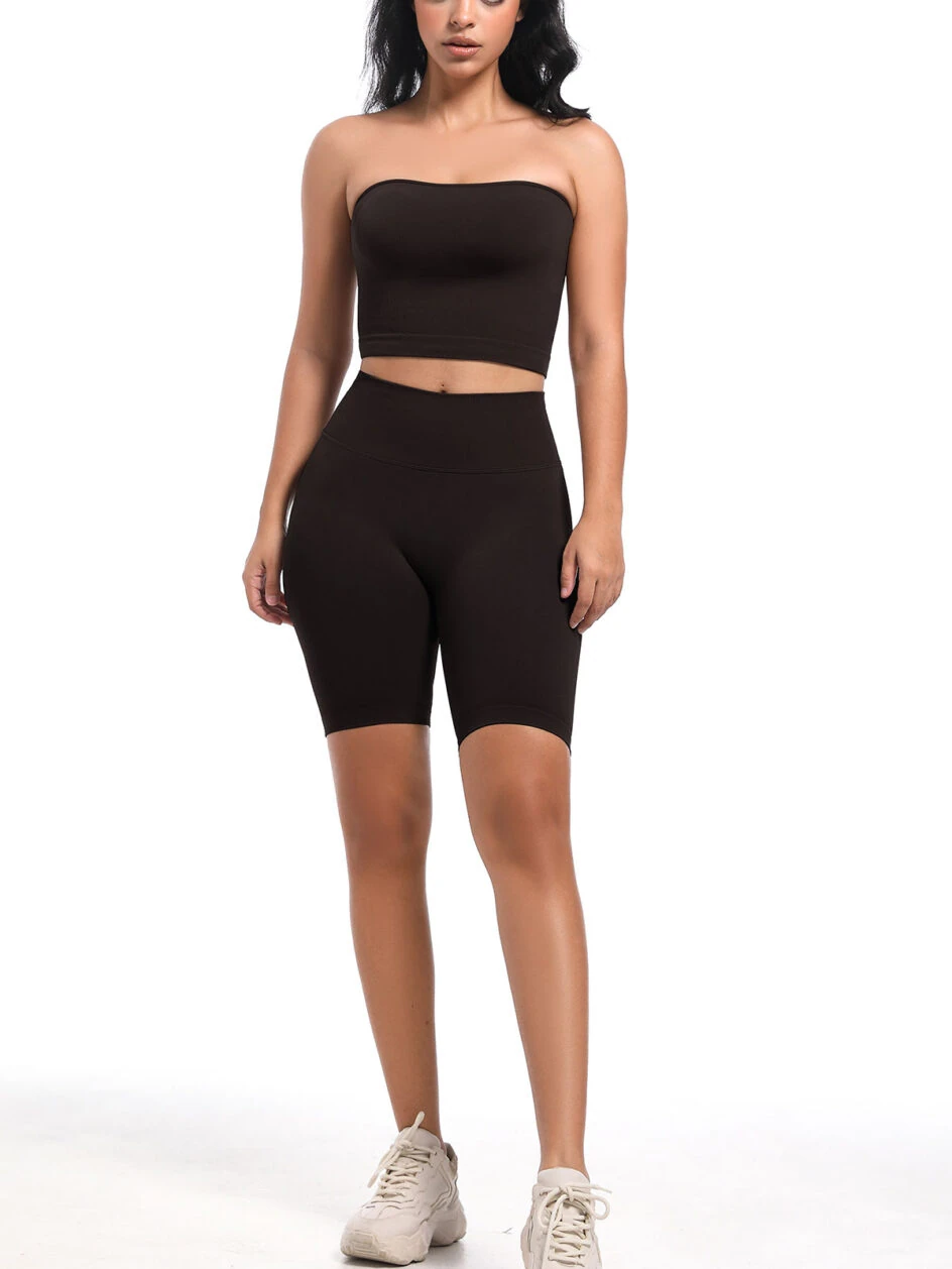 Pantalones cortos moldeadores sin costuras y de cintura alta
