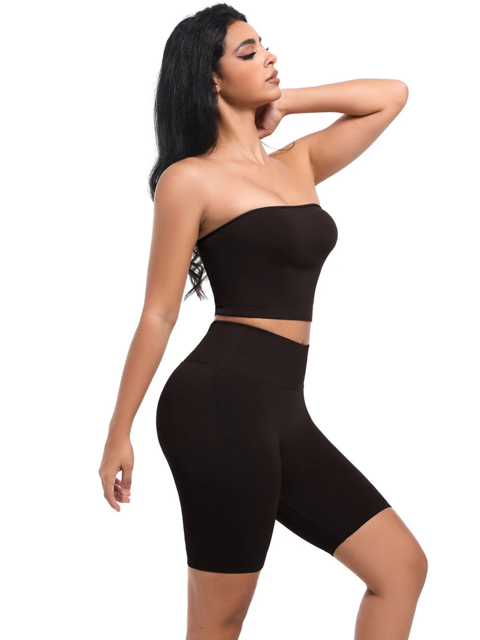 Pantalones cortos moldeadores sin costuras y de cintura alta