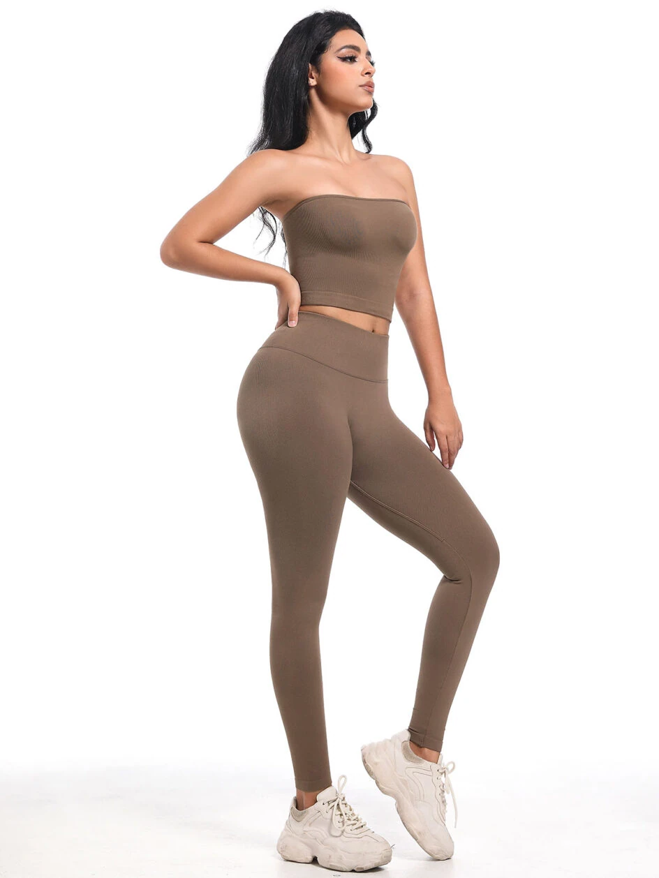 Leggings sculptants sans coutures à taille haute