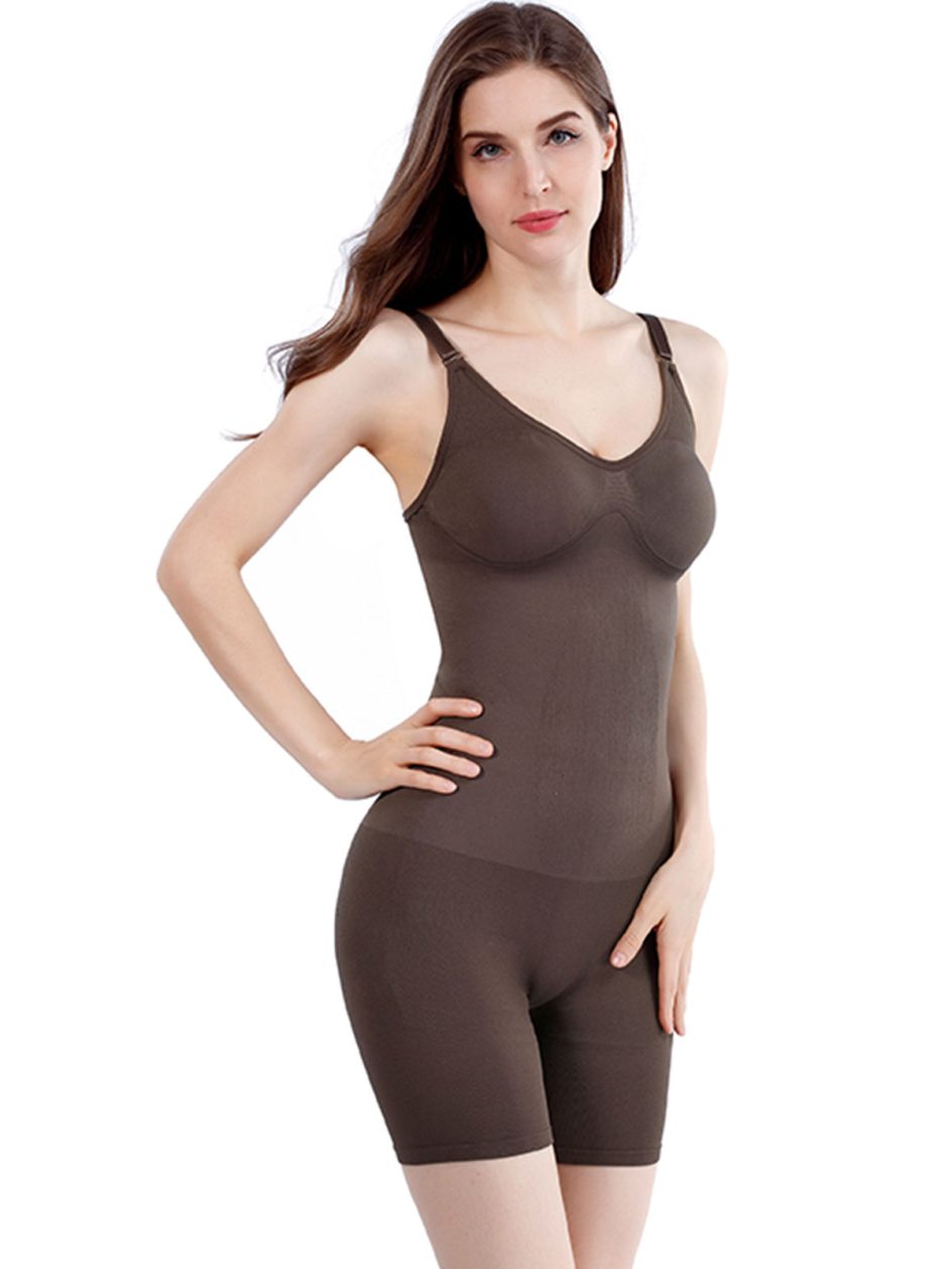 Body com apoio abdominal e franzido no peito MHW100255