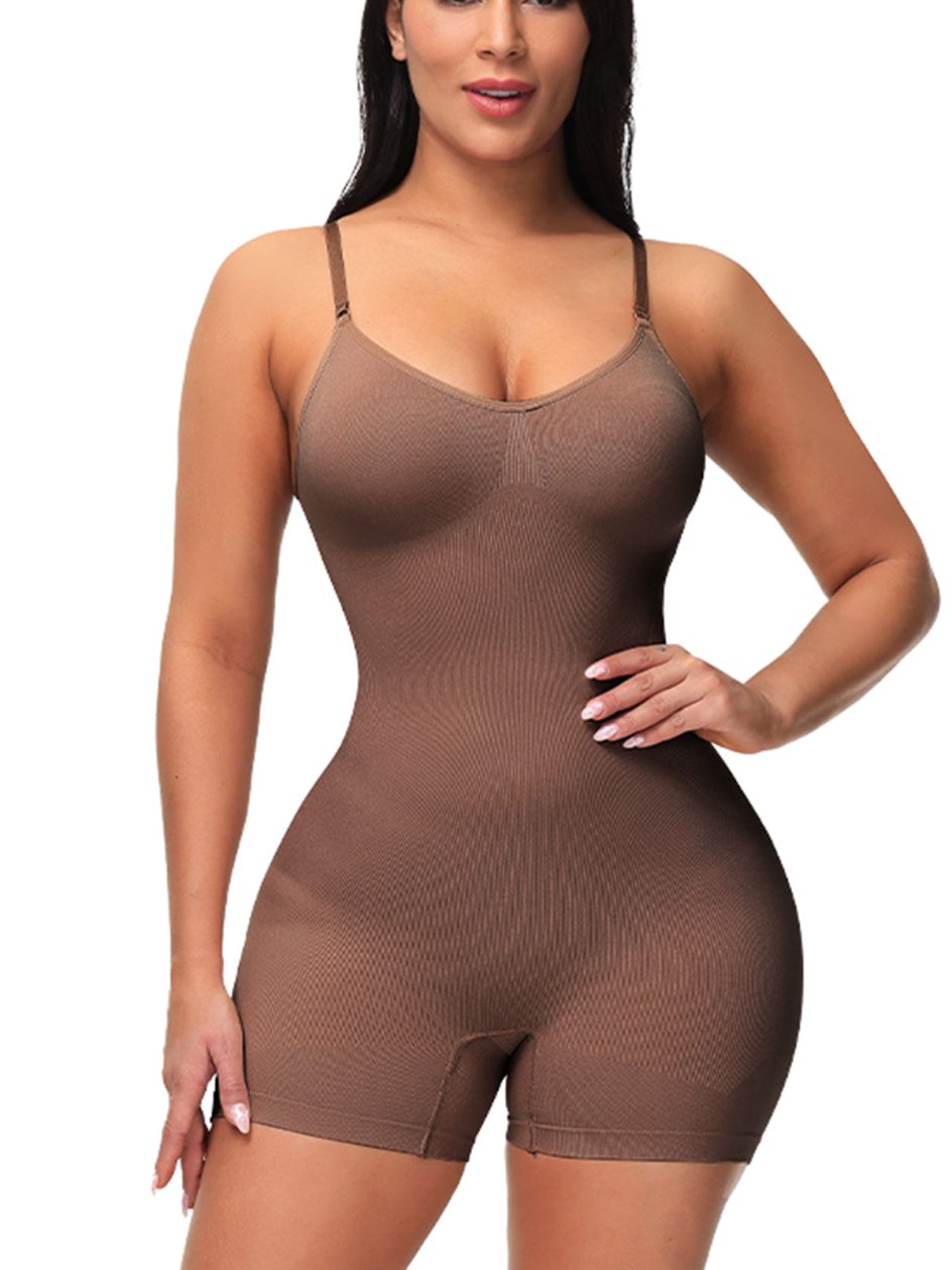 Nahtlose Bodys mit Hüftformung und verstellbaren Trägern – Großhandel MHW100274
