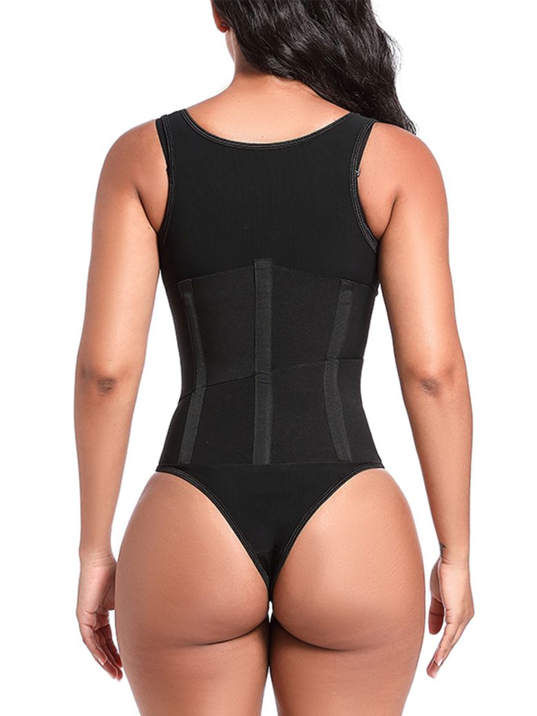 Wholesale Tummy Control Waist Trainer Bodysuit Post Surgery MHW100554 - alternate view