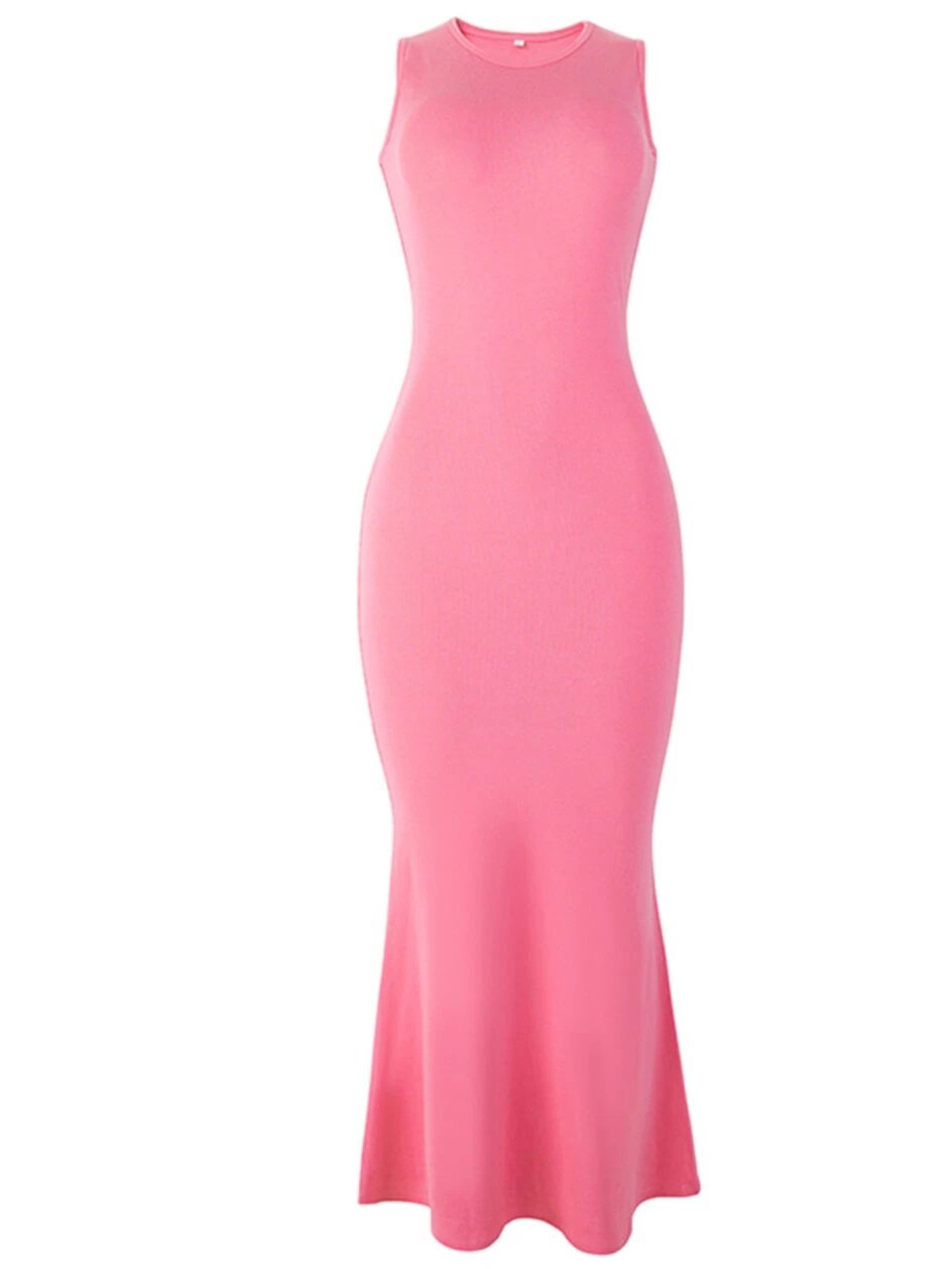 Sleeveless Maxi Shapewear Dress