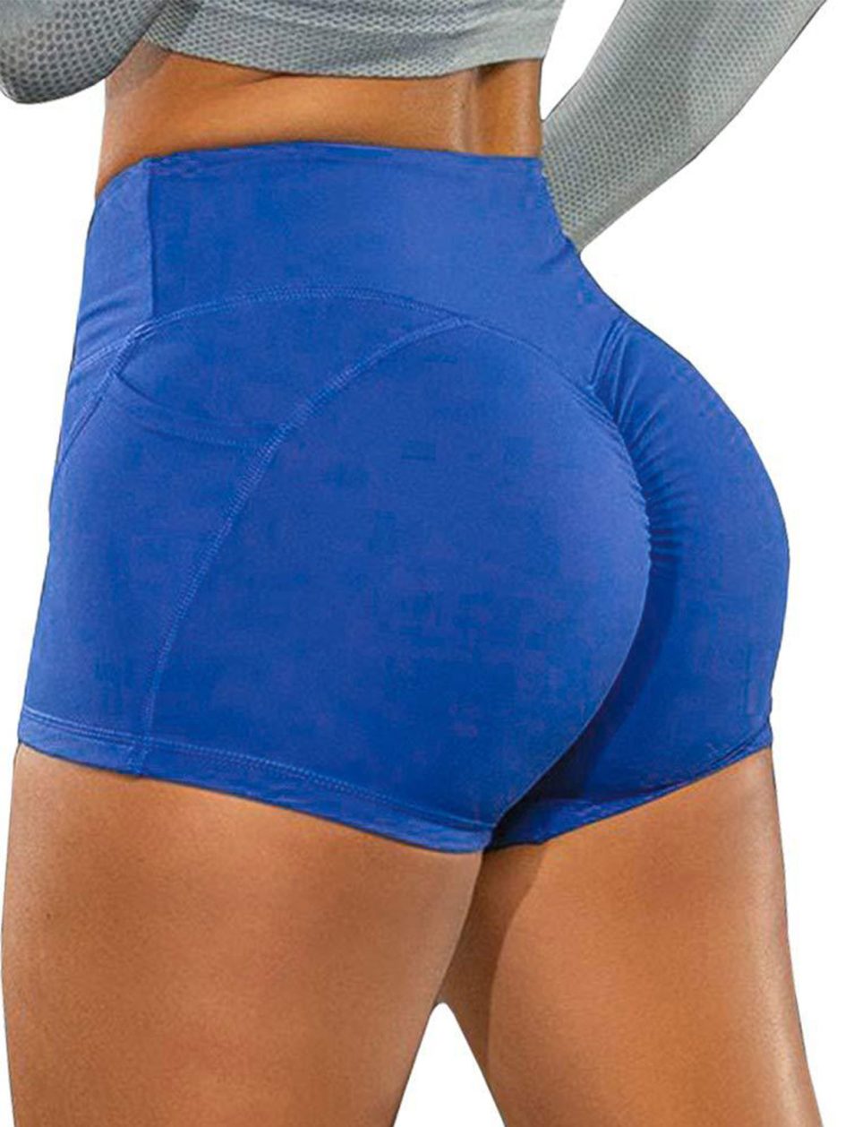 Shorts mit gerafftem Po